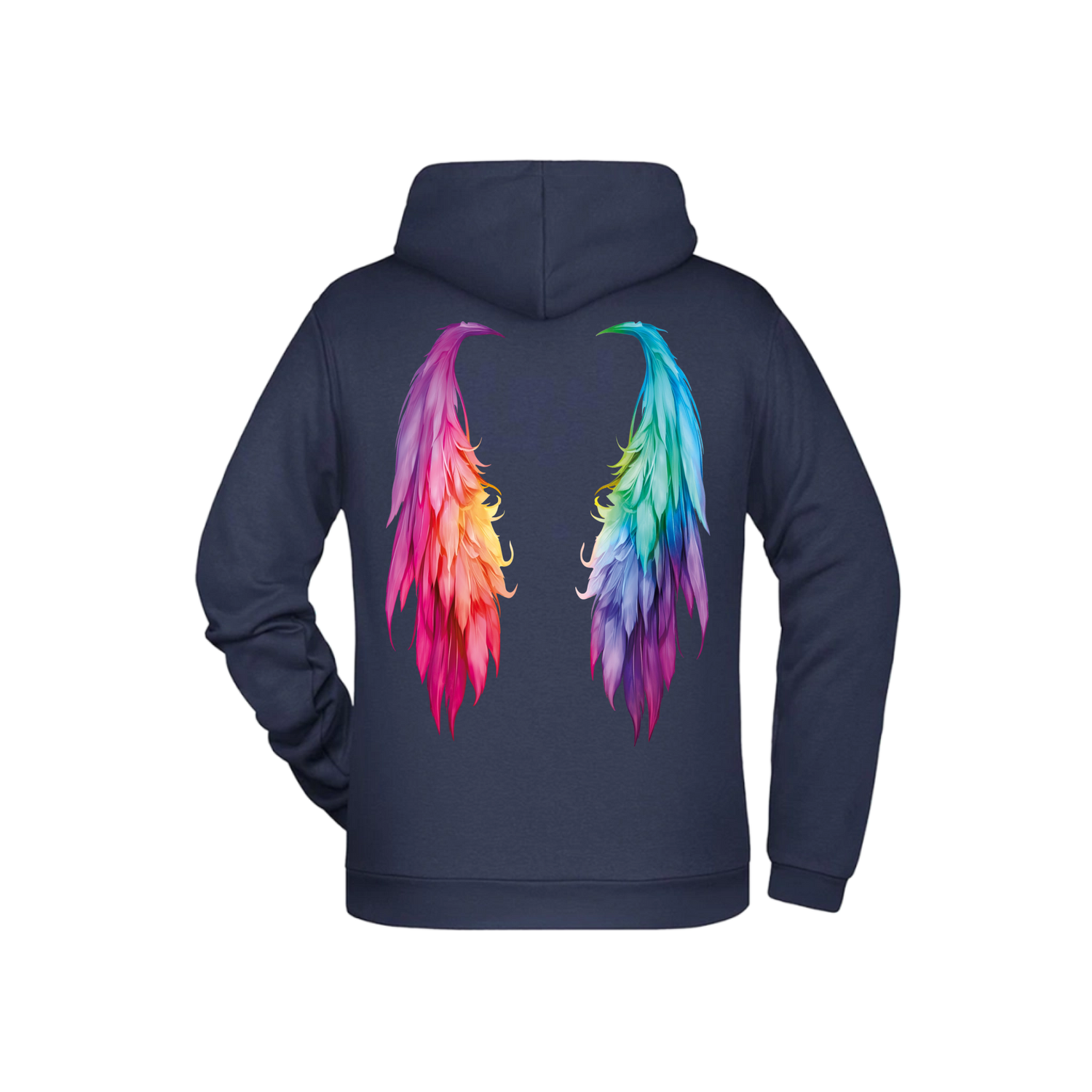 Flügel Herren Hoodie - Grafikmagie XS / Navy