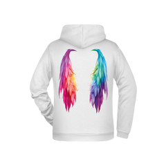 Flügel Herren Hoodie - Grafikmagie XS / White