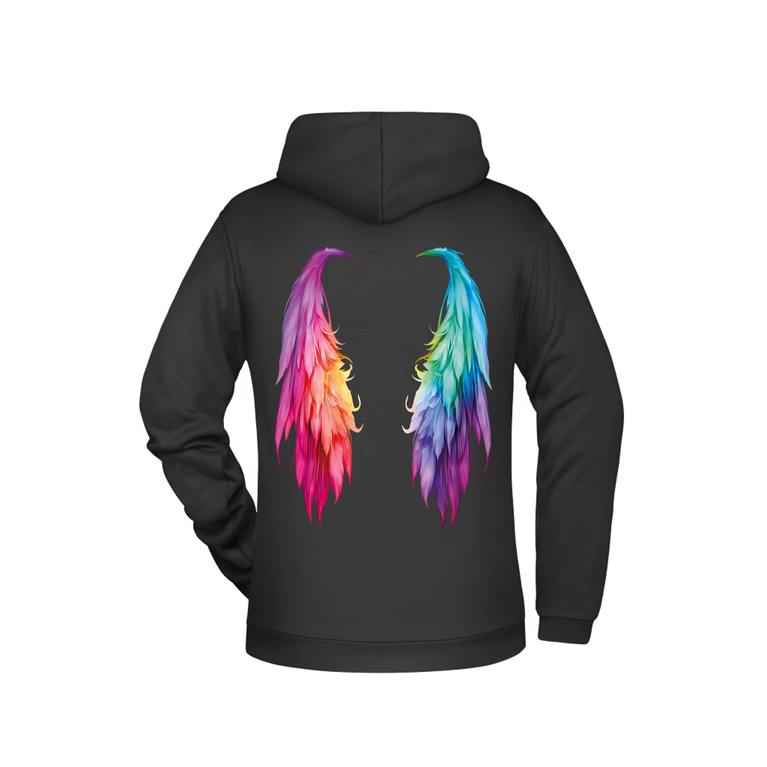 Flügel Damen Hoodie - Grafikmagie XS / Black