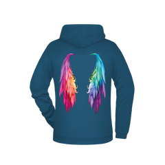 Flügel Damen Hoodie - Grafikmagie XS / Black