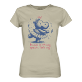 Because im f*cking sparkle...T-Shirt tailliert - Grafikmagie S / Stone