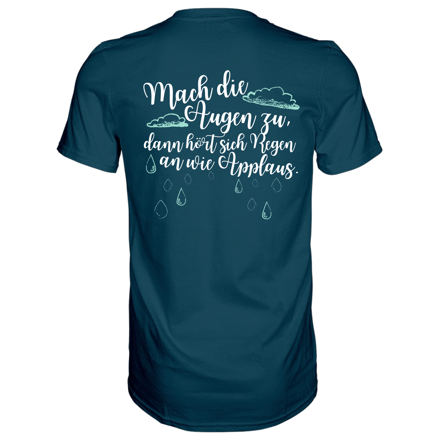 Mach die Augen zu... T-Shirt - Grafikmagie S / Petrol