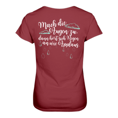 Mach die Augen zu... T-Shirt tailliert - Grafikmagie S / Wine
