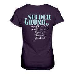 Sei der Grund ... T-Shirt tailliert - Grafikmagie S / Black