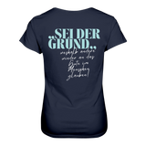 Sei der Grund ... T-Shirt tailliert - Grafikmagie S / Navy