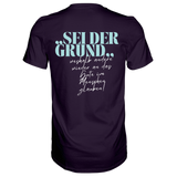 Sei der Grund ... T-Shirt - Grafikmagie S / Aubergine