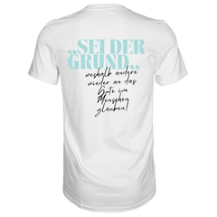 Sei der Grund ... T-Shirt - Grafikmagie S / White