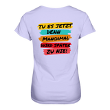 Tue es jetzt...T-Shirt tailliert - Grafikmagie S / Lilac