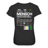 Mensch anleitung T-Shirt tailliert - Grafikmagie S / Black