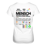 Mensch anleitung T-Shirt tailliert - Grafikmagie S / White