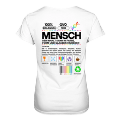 Mensch anleitung T-Shirt tailliert - Grafikmagie S / White