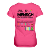 Mensch anleitung T-Shirt tailliert - Grafikmagie S / Pink
