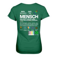Mensch anleitung T-Shirt tailliert - Grafikmagie S / Dark Green