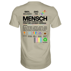 Mensch anleitung T-Shirt - Grafikmagie S / Stone