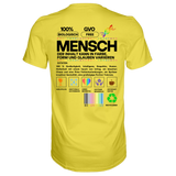 Mensch anleitung T-Shirt - Grafikmagie S / Yellow