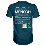 Mensch anleitung T-Shirt - Grafikmagie S / Petrol
