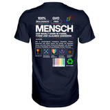 Mensch anleitung T-Shirt - Grafikmagie S / Navy