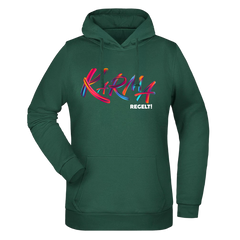 Karma regelt Damen Hoodie - Grafikmagie XS / Dark Green
