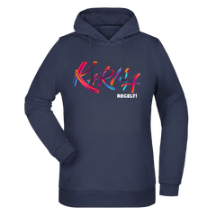 Karma regelt Damen Hoodie - Grafikmagie XS / Navy