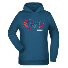 Karma regelt Damen Hoodie - Grafikmagie XS / Petrol