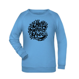 Do more... Damen Sweatshirt - Grafikmagie XS / Sky Blue
