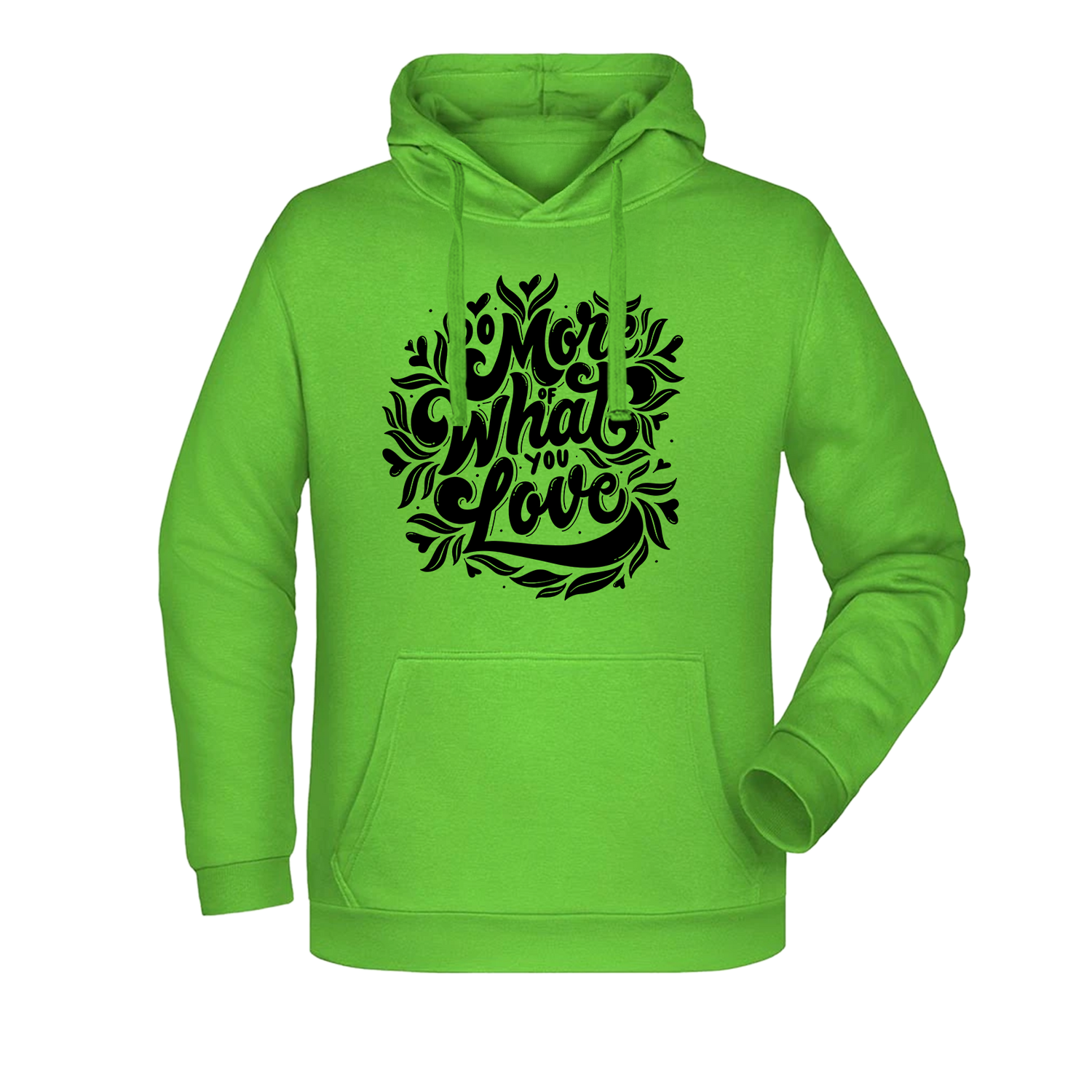 Do more... Damen Hoodie - Grafikmagie XS / Lime Green