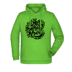 Do more... Damen Hoodie - Grafikmagie XS / Lime Green