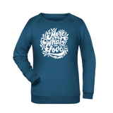 Do more... Damen Sweatshirt - Grafikmagie XS / Petrol