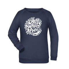 Do more... Damen Sweatshirt - Grafikmagie XS / Navy