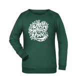 Do more... Damen Sweatshirt - Grafikmagie XS / Dark Green