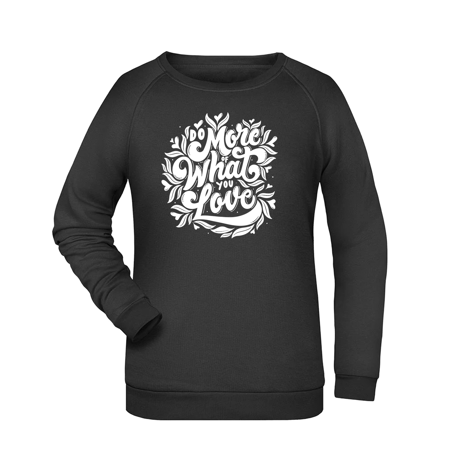 Do more... Damen Sweatshirt - Grafikmagie XS / Black