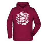 Do more... Damen Hoodie - Grafikmagie XS / Wine