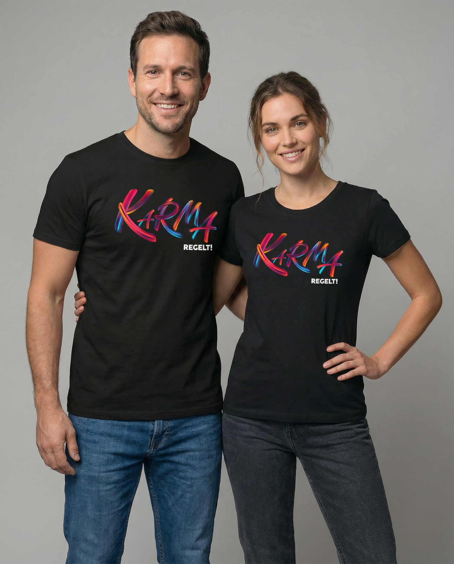 Karma regelt T-Shirt - Grafikmagie S / Black