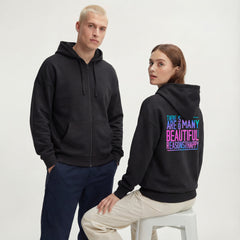 So many reasons...Damen Zipper - Grafikmagie XS / Black