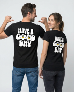 Have a Good Day T-Shirt - Grafikmagie S / Black