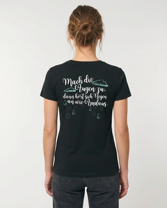 Mach die Augen zu... T-Shirt tailliert - Grafikmagie S / Black
