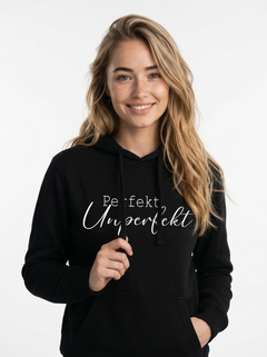 Perfekt Unperfekt Damen Hoodie - Grafikmagie XS / Black