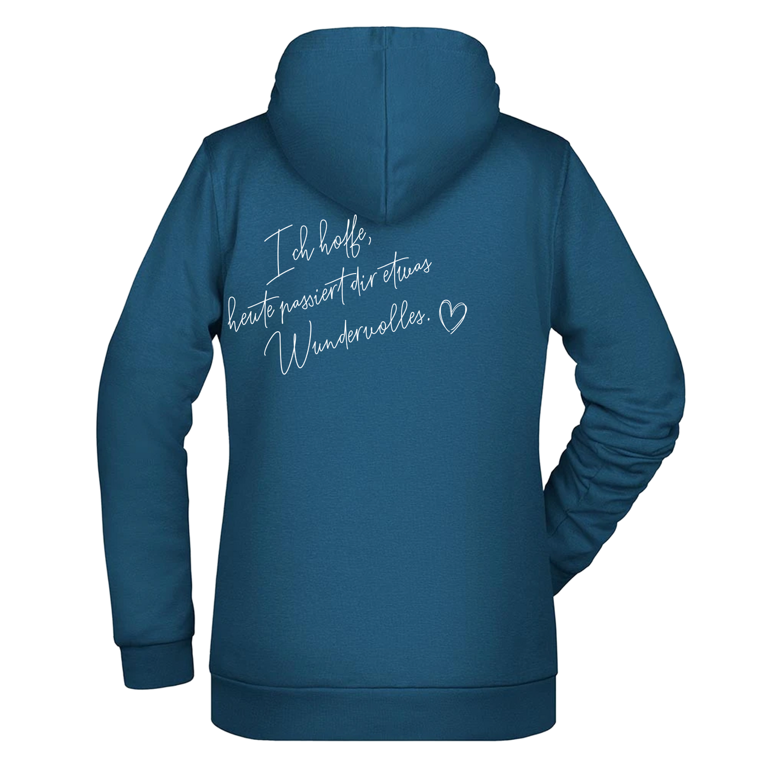 Ich hoffe heute passiert... Damen Hoodie - Grafikmagie XS / Petrol