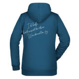Ich hoffe heute passiert... Damen Hoodie - Grafikmagie XS / Petrol
