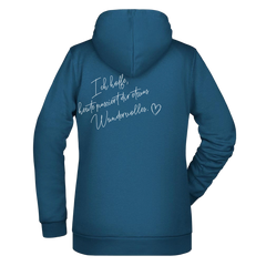 Ich hoffe heute passiert... Damen Hoodie - Grafikmagie XS / Petrol