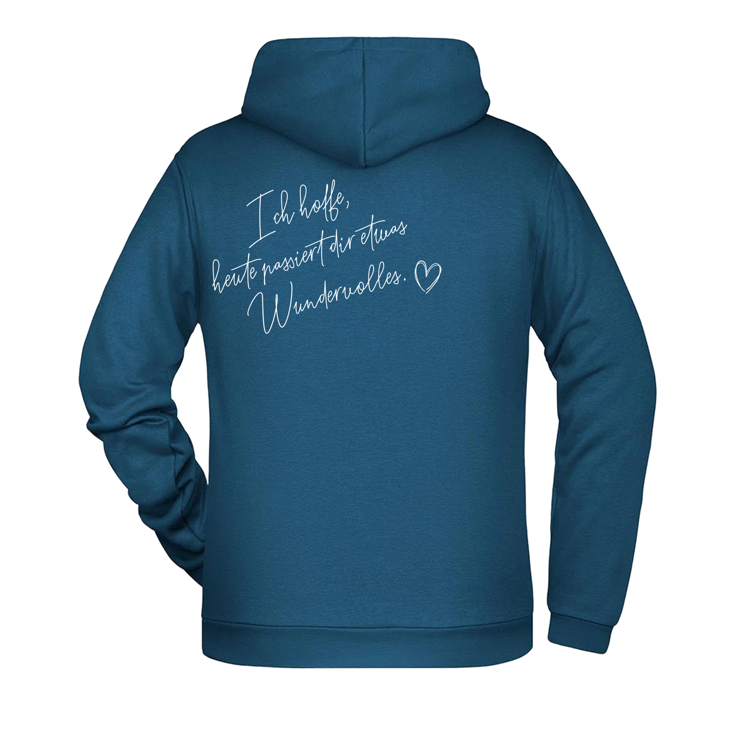 Ich hoffe heute passiert... Herren Hoodie - Grafikmagie XS / Petrol