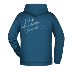 Ich hoffe heute passiert... Herren Hoodie - Grafikmagie XS / Petrol