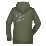 Ich hoffe heute passiert... Damen Hoodie - Grafikmagie XS / Olive