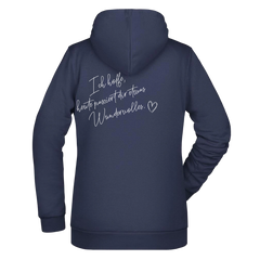 Ich hoffe heute passiert... Damen Hoodie - Grafikmagie XS / Navy