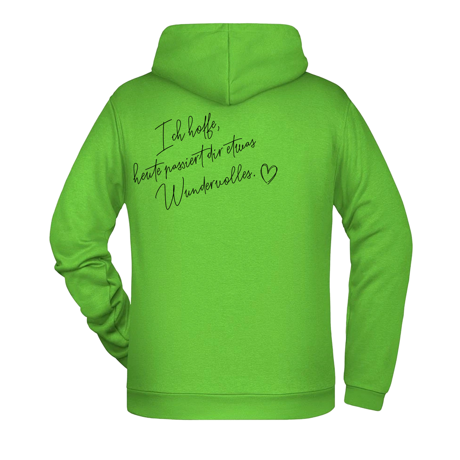 Ich hoffe heute passiert... Herren Hoodie - Grafikmagie XS / Lime Green