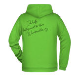 Ich hoffe heute passiert... Herren Hoodie - Grafikmagie XS / Lime Green