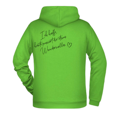 Ich hoffe heute passiert... Herren Hoodie - Grafikmagie XS / Lime Green