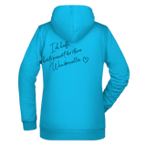 Ich hoffe heute passiert... Damen Hoodie - Grafikmagie XS / Turquoise