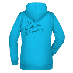 Ich hoffe heute passiert... Damen Hoodie - Grafikmagie XS / Turquoise