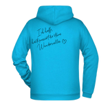 Ich hoffe heute passiert... Herren Hoodie - Grafikmagie XS / Turquoise